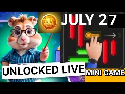 hamster Kombat mini game puzzle solved for today July 27 - 28.