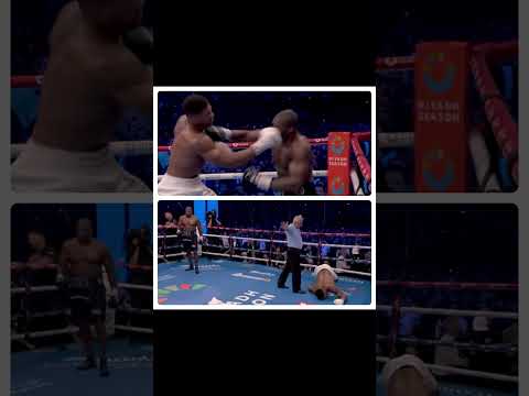 Daniel Dubois KOs Anthony Joshua in Round 5 to defend IBF heavyweight title! #shorts #boxing #fypシ゚