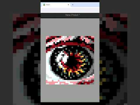 You Have A Monster In Your Eye! #pixelartist #nftart  #art #pixelart #nft