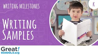 What does kindergarten writing look like? - Milestones from GreatSchools