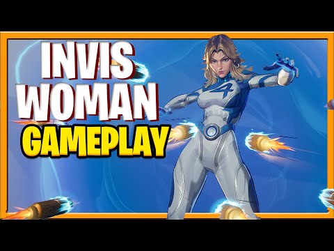 Marvel Rivals Invisible Woman Gameplay : Season 1 Mrs Fantastic Gameplay