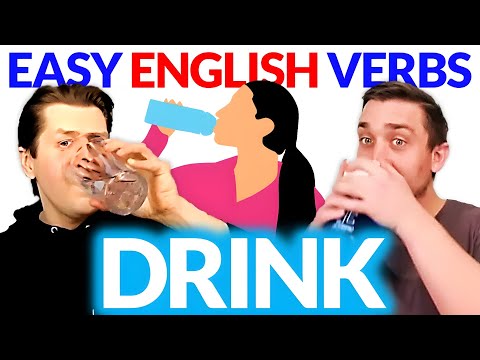 DRINK 🥛☕🥤 Learn English Verbs | English Comprehensible Input Easy Beginner Lesson