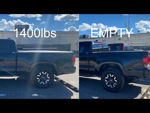 1400 LBS of Payload in The Toyota Tacoma | How Did It Do? MPG?