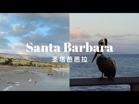 Vacation in California: Santa Barbara Ep1 冬日假期的圣塔芭芭拉海滩之旅