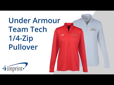 Under Armour Team Tech 12 Zip Pullover by 4imprint