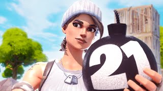 Solo Arena Domination 😈 21 Kills in Fortnite Solo Arena (Chapter 3)