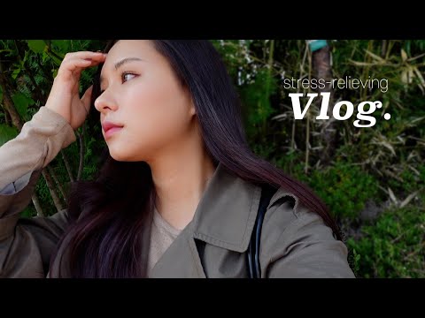 Stress-relieving day Vlog 🍵🍃ㅣMy tipsy confession