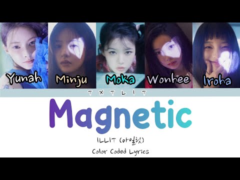 ILLIT (아일릿) 'Magnetic' | Color Coded Lyrics (Han/Rom)