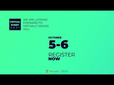 Unlock Innovation: Azure Virtual Desktop and Citrix Workspace virtual event