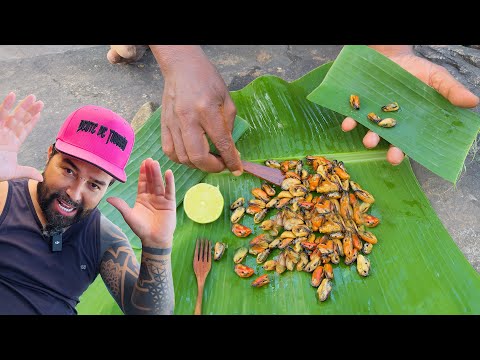 Preparando DELICI0SAS Conchas temperadas - Culinária na ilha