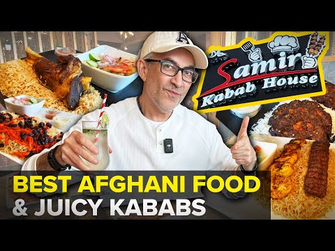 Samir Kabab House BEST Afghani Food Burlington | Lamb Shank, Kabuli Pulao | Street Food AF #4k