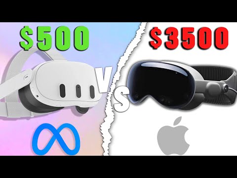 Meta Quest 3 VS Apple Vison Pro: What is the better HEADSET!