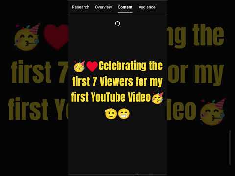 🥳♥️Celebrating my first YouTube milestone: 7 Views. Thank you and Please Subscribe🙌🔥