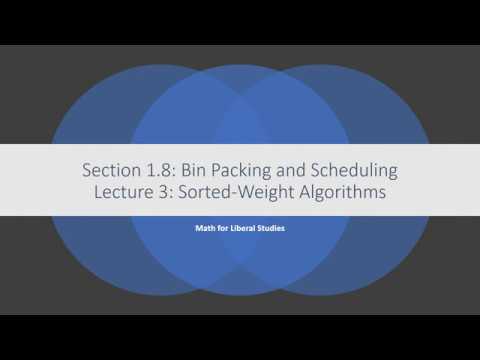 Math for Liberal Studies - Lecture 1.8.3 Sorted-Weight Algorithms