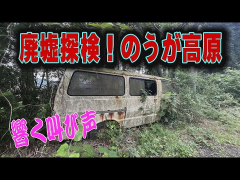 廃墟探検！のうが高原で登山