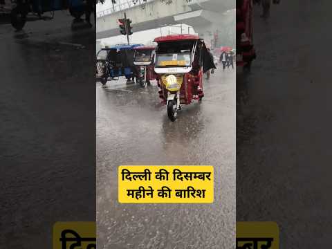 Delhi ka december mahine ki barish 🌂🥶😶‍🌫️ #shortvideo #youtubeshorts #barish #delhiweather #winter