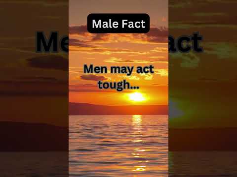 Men may act tough #men #love Hidden Life Facts