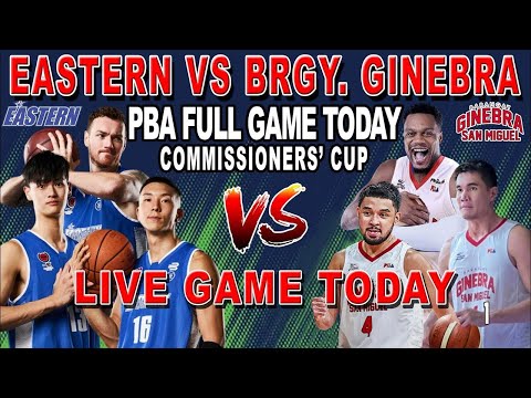 BRGY. GINEBRA vs EASTERN - PBA Live Full Game Today - Commissioner's Cup - December 15, 2024 - 2k24