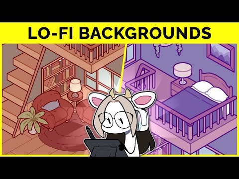 🔴 Draw a Lo-Fi Background With Me (ft. Jessie) [w/ Giveaway]