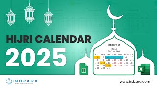 Hijri Calendar 2025 + 24 stunning calendar designs | Download Now!