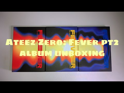 Ateez Zero: Fever pt2 album unboxing