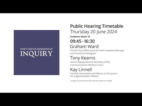 Kay Linnell - Day 154 PM (20 June 2024) - Post Office Horizon IT Inquiry