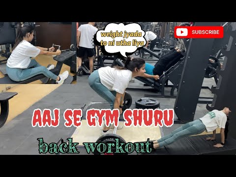 Kaafi tym baad gym gyi | Aaj kiya back workout || JV35 #jaatnivlog #gym