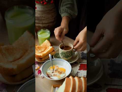 Malaysian Iconic Kopitiam Breakfast #food #recipe #breakfast