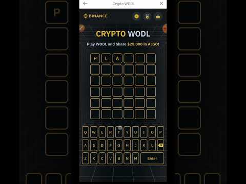 Binance crypto wodl complete answers weekly theme Eco friendly blockchain