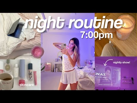 7pm COZY NIGHT ROUTINE ♡ self care, journaling & skincare