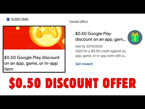 Play Store $0.50 Discount Offer 2024 | Play Store $0.50 Discount Offer | $0.50 Off From Play Store