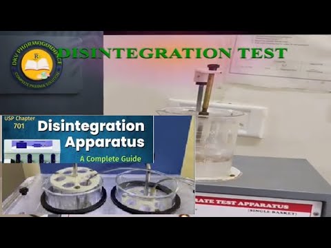 disintegration test |  disintegration test for tablets |disintegration test apparatus