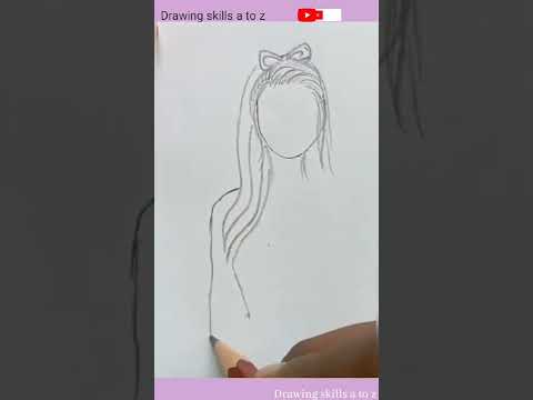 How to draw a beautiful girl dress drawing#shorts #drawing