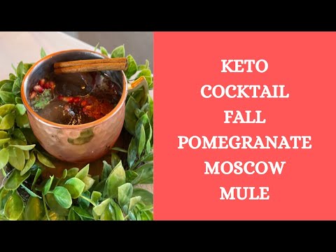 KETO COCKTAIL/ FALL Pomegranate MOSCOW MULE