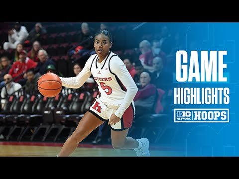 Wagner at Rutgers | Highlights | Big Ten Women's Basketball | 12/15/2024