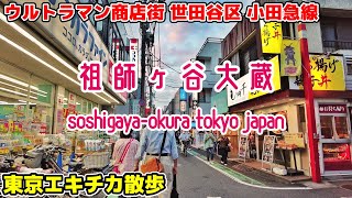 祖師ヶ谷大蔵のウルトラマン商店街を散策(東京-世田谷区) Tokyo Soshigaya Setagaya Walk Cityscape