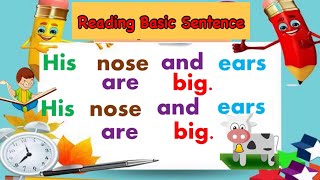 Reading basic sentence | Lory the Cow | Basic English Words #pagbasa #pagsasanaysapagbasa