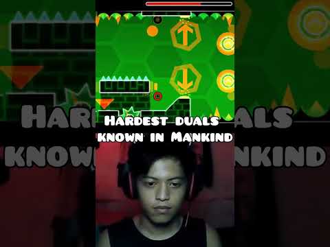 I Beat the HARDEST DUAL known in mankind #geometrydash #shorts