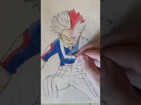 Drawing Todoroki #myheroacademia