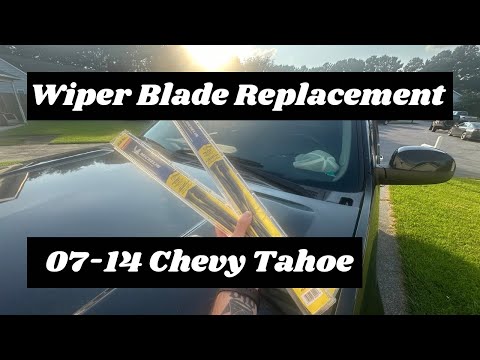 Replacing Wiper Blades On 2007-2014 Chevy Tahoe