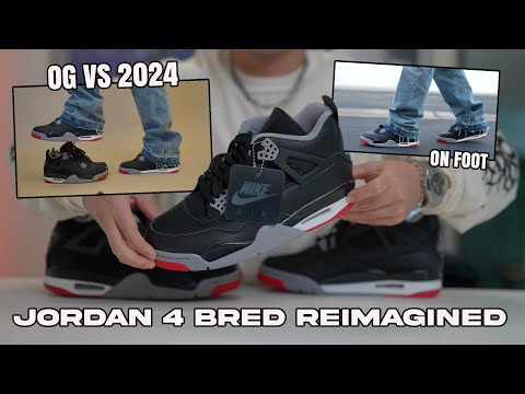 Jordan 4 Bred Reimagined | COMPARISON, ON FOOT and REVIEW