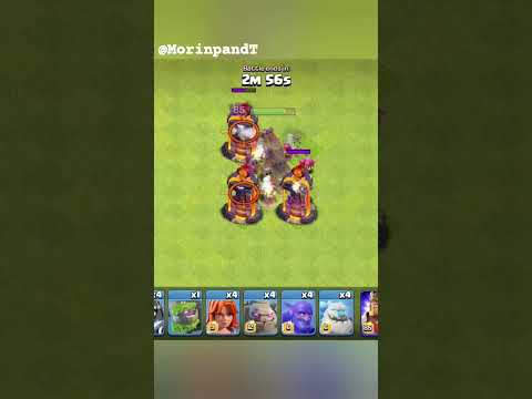 Heros vs Max Inferno tower #clashofclans #coc #reels #games #gaming #shorts #supercell