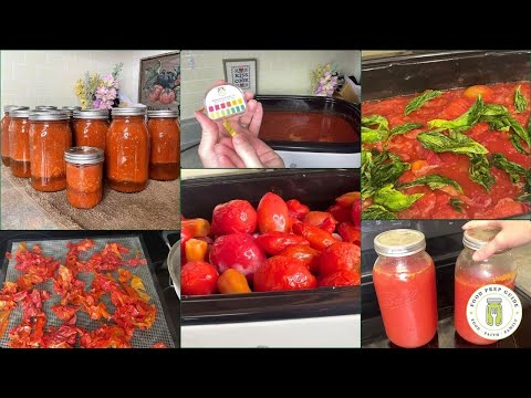 Tomato Processing Secrets | NO More Runny Sauce | 3 Products in 1