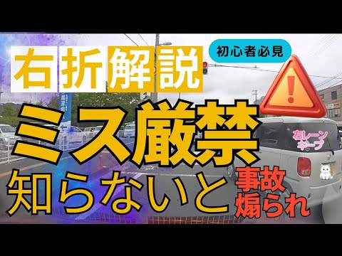 【ヒヤリ】レーンキープ無視は事故の元　久しぶりに運転するペーパードライバーさんの為の動画