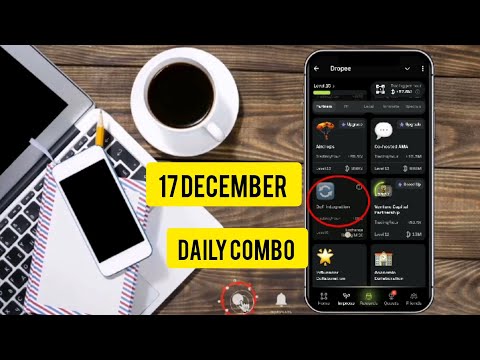 Dropee daily combo today | dropee daily combo 16 December | Daily Combo Dropee | Dropee 17 December