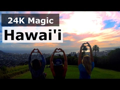 24K Magic Hawai'i - Tribute Music Video to Bruno Mars (24K Magic)