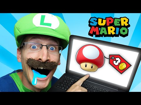 Luigi in Real Life - Online Grocery (Super Mario Bros Level)