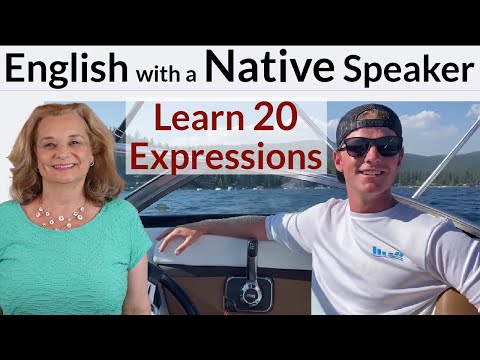 20 Common English Expressions  with a Native Speaker