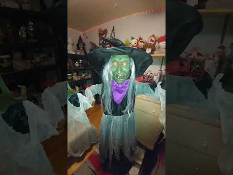 Gemmy 2024 Lifesize Pop Up Creepy Witch