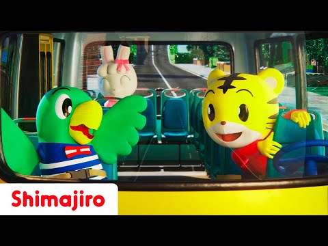 Let’s get on the bus! 🚌 Round and round! | Sing & Dance with Shimajiro | Shimajiro songs for kids